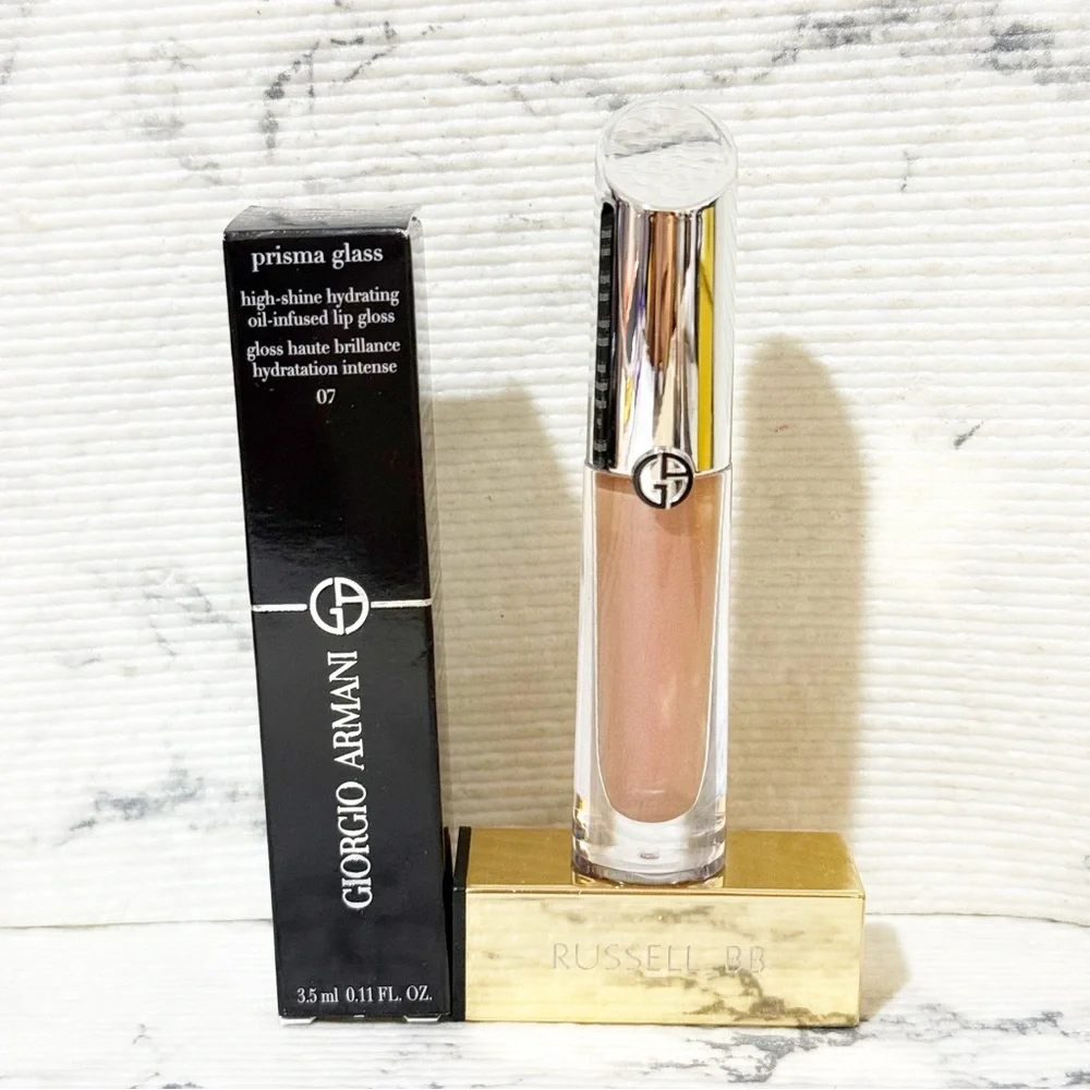 Giorgio Armani Prisma Glass High-Shine Hydrating Lip Gloss (#07 Nude Glow)